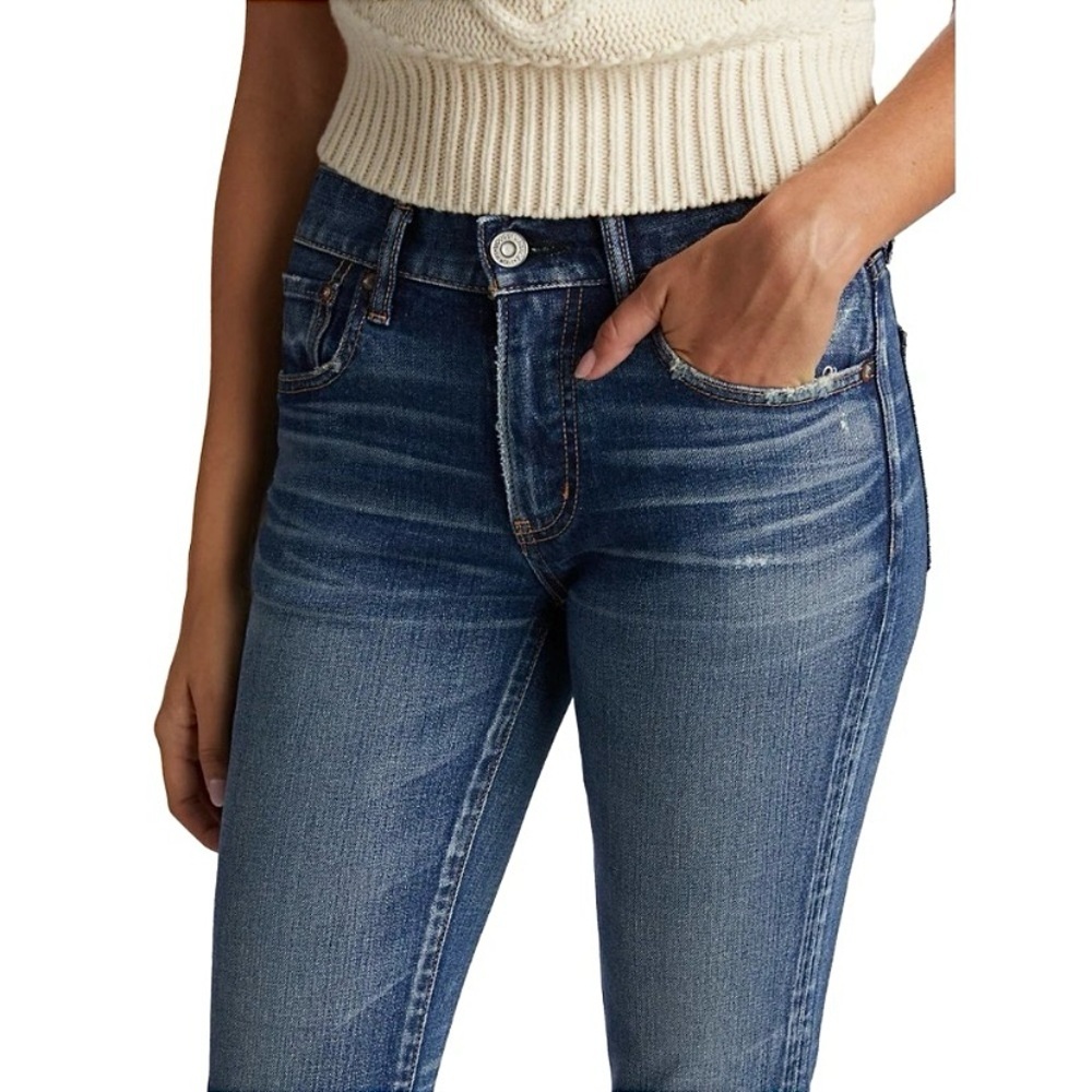 Moussy Vintage Tyrone Stretch Skinny Jeans Size 29 Medium Dark Wash - Picture 5 of 16